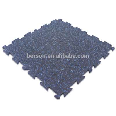 Berson rubber interlocking tiles/single lay or two layers are available/unique interlocking rubber tiles