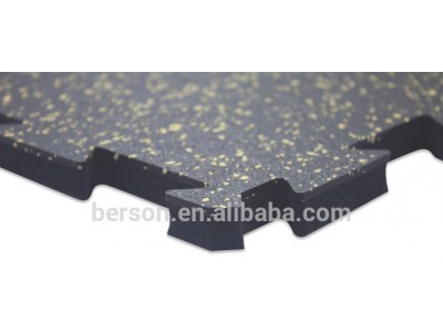 Loose laid Gym Rubber Puzzle mats